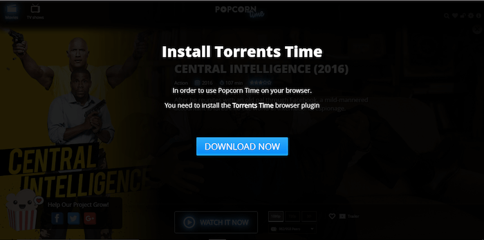 Connect Popcorn Time for Chromecast on Desktop