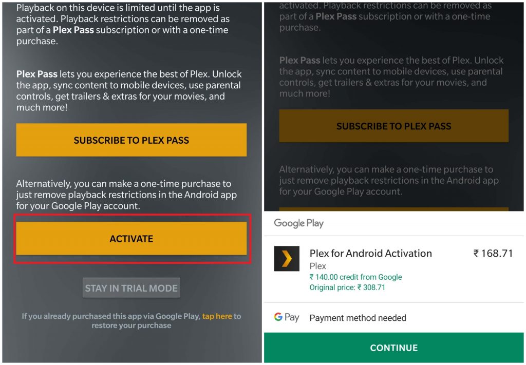 Plex on Android Mobile/Tablet