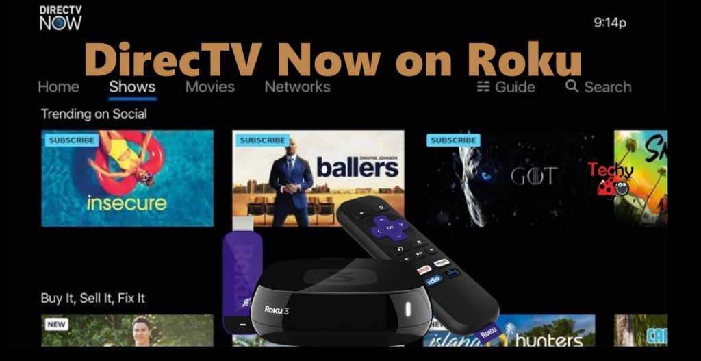 DirecTV Now on Roku