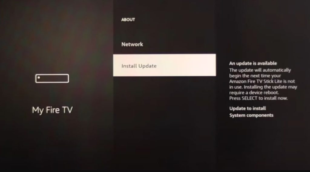 Update Firestick to fix Amazon Prime Not Working 