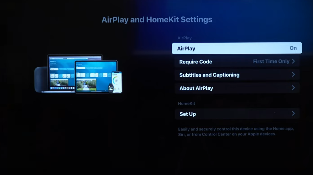 Enable AirPlay on Firestick to mirror Sling TV